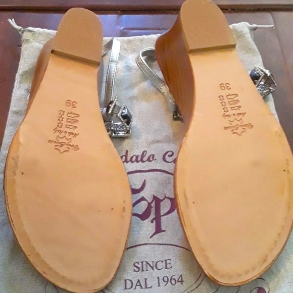 IL SANDALO CAPRESE Italian handmade sandals/wedges European size 39 (US38 /38.5) - Picture 6 of 6
